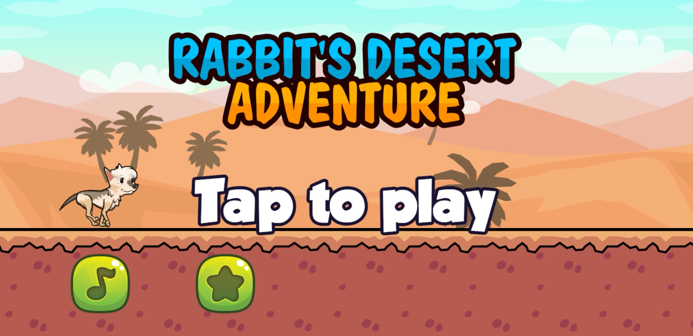 Screenshot of Rabbit's Desert Adventure