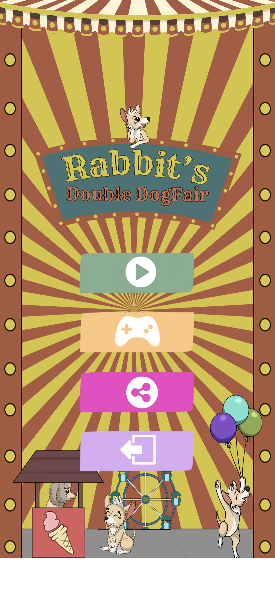 Screenshot of Rabbit's Double Dog Fair Game