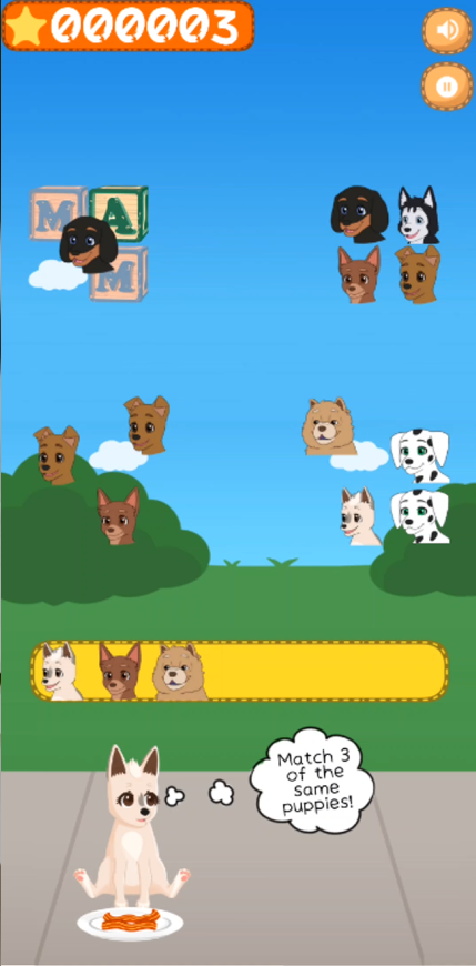Screenshot of Rabbit's Friends Game