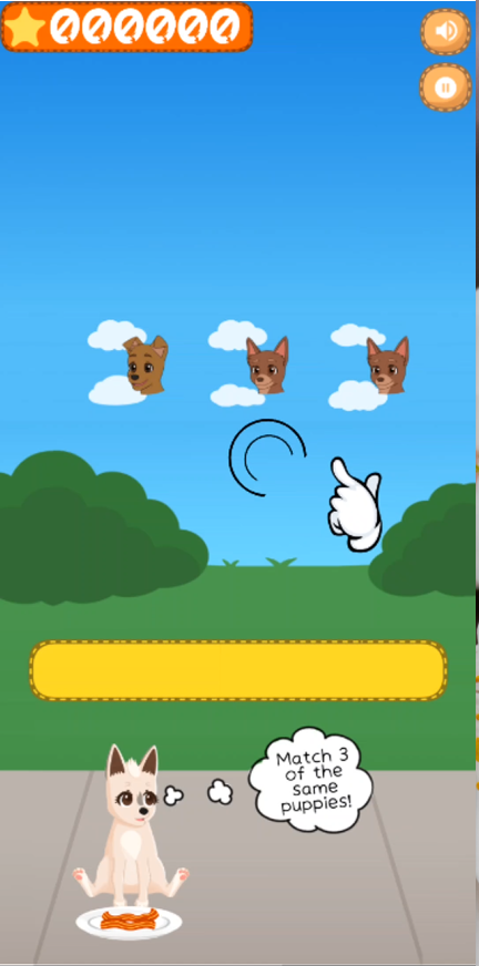 Screenshot of Rabbit's Friends Game