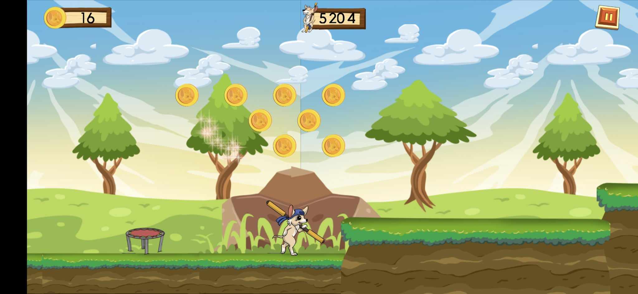 Screenshot of Super Rabbit in Training Game