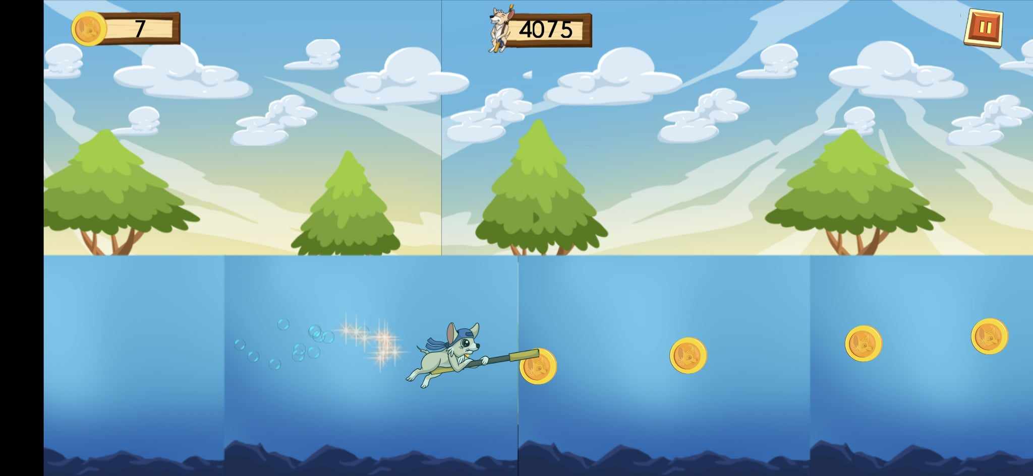 Screenshot of Super Rabbit in Training Game